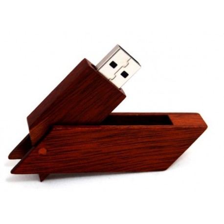 Pendrive w drewnianej obudowie